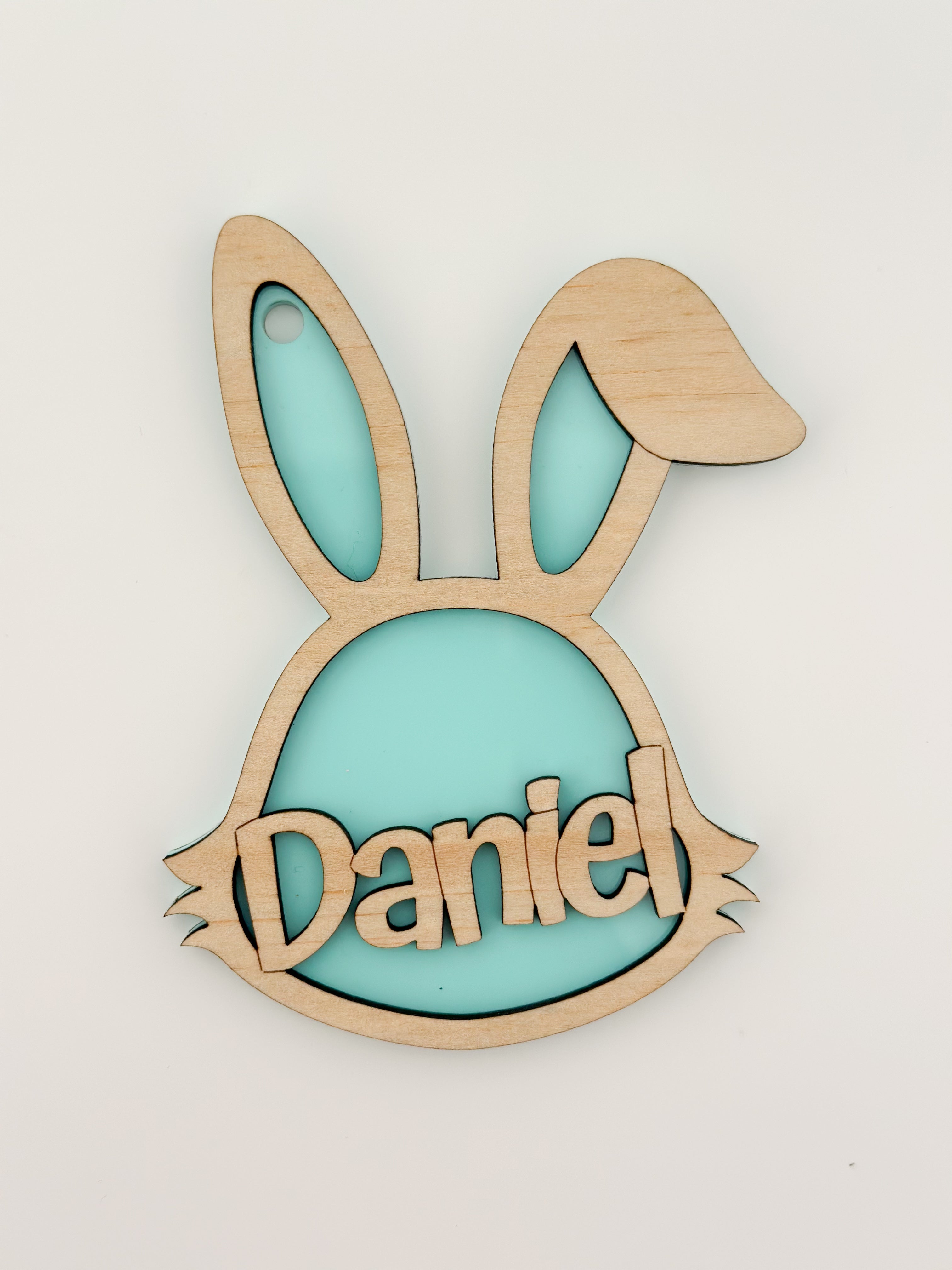 Personalised Easter Bunny Basket Tag