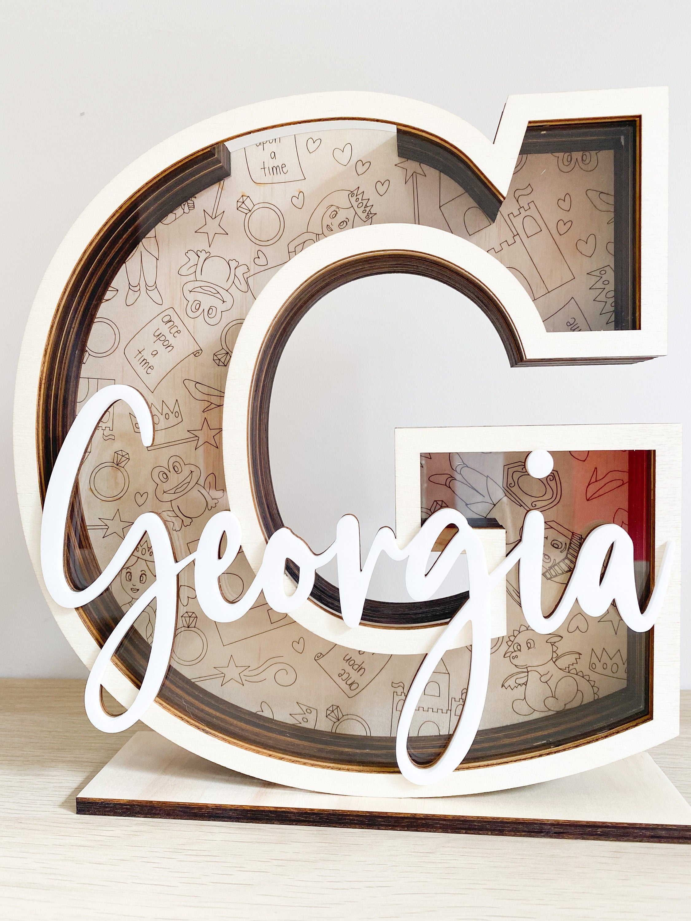 Personalised Letter Money Box - Choose Your Design