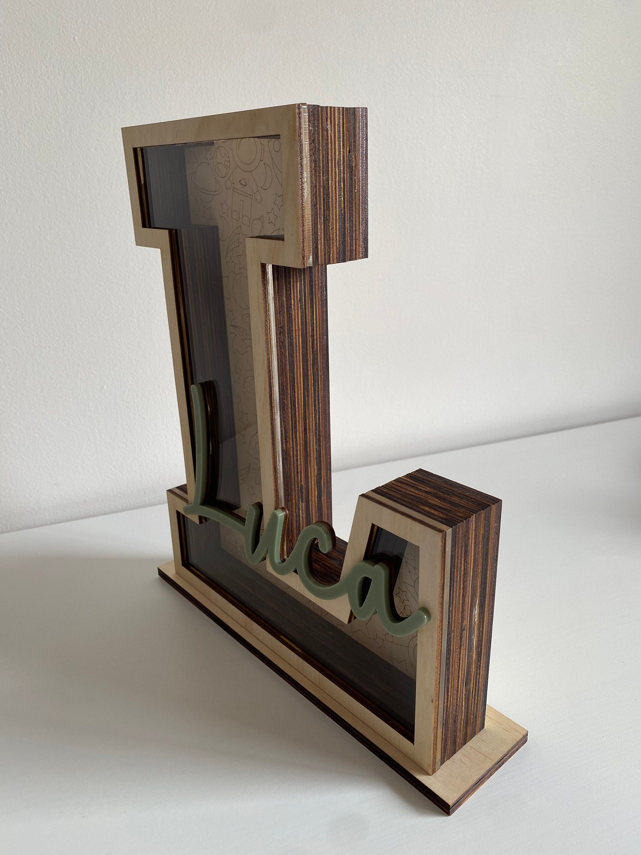 Personalised Letter Money Box - Choose Your Design