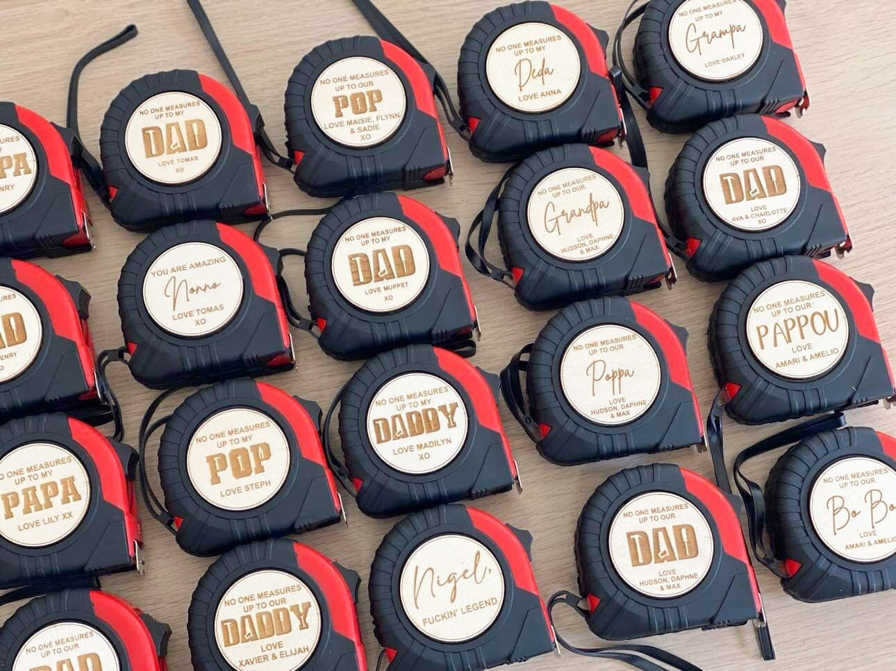 First Fathers Day Personalised Measuring Tape
