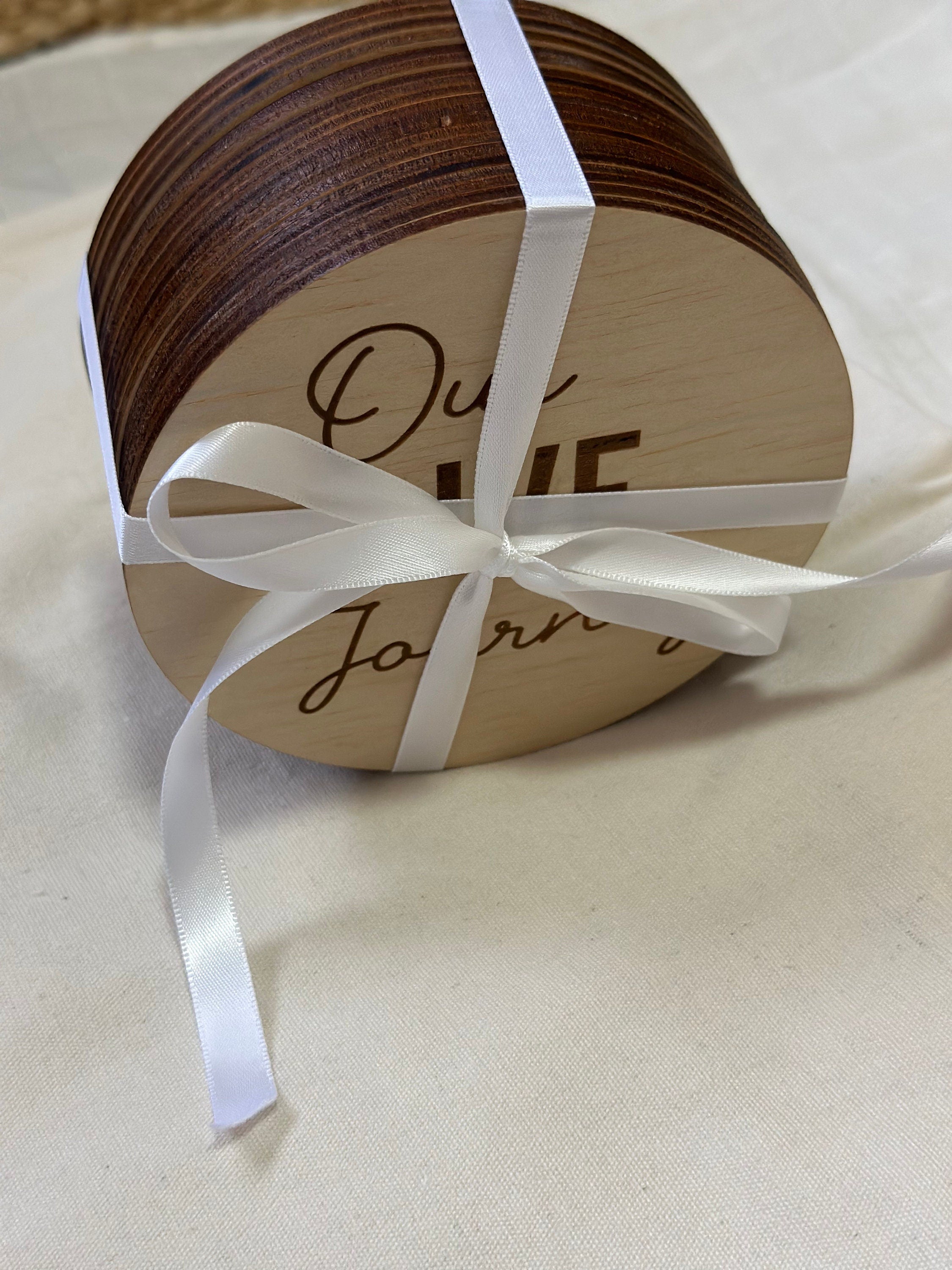 Wooden IVF Milestone Disks