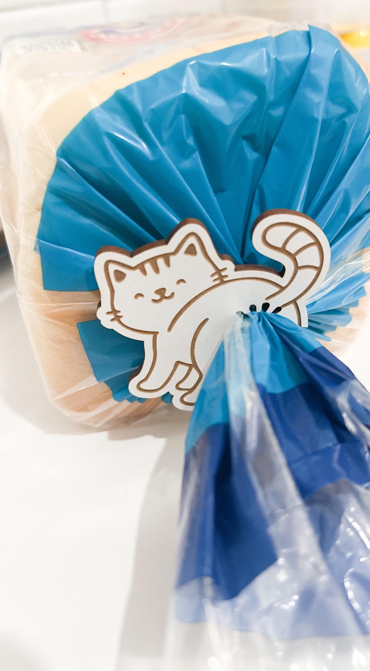 Funny Cat & Dog Butt Bread Bag Ties