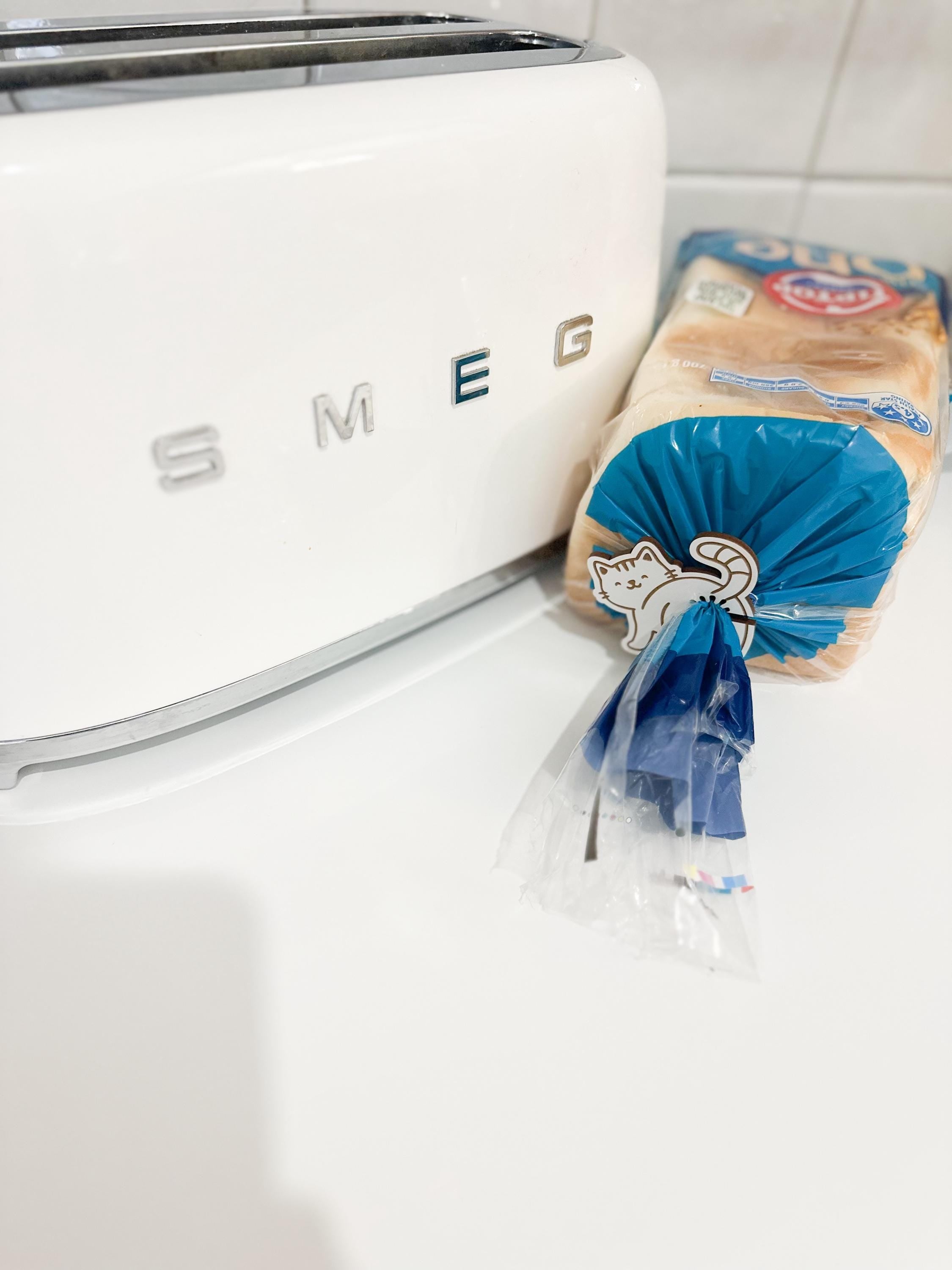 Funny Cat & Dog Butt Bread Bag Ties