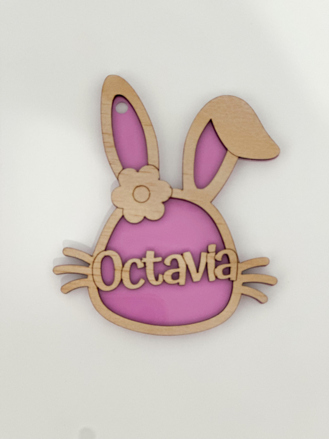 Personalised Easter Bunny Basket Tag