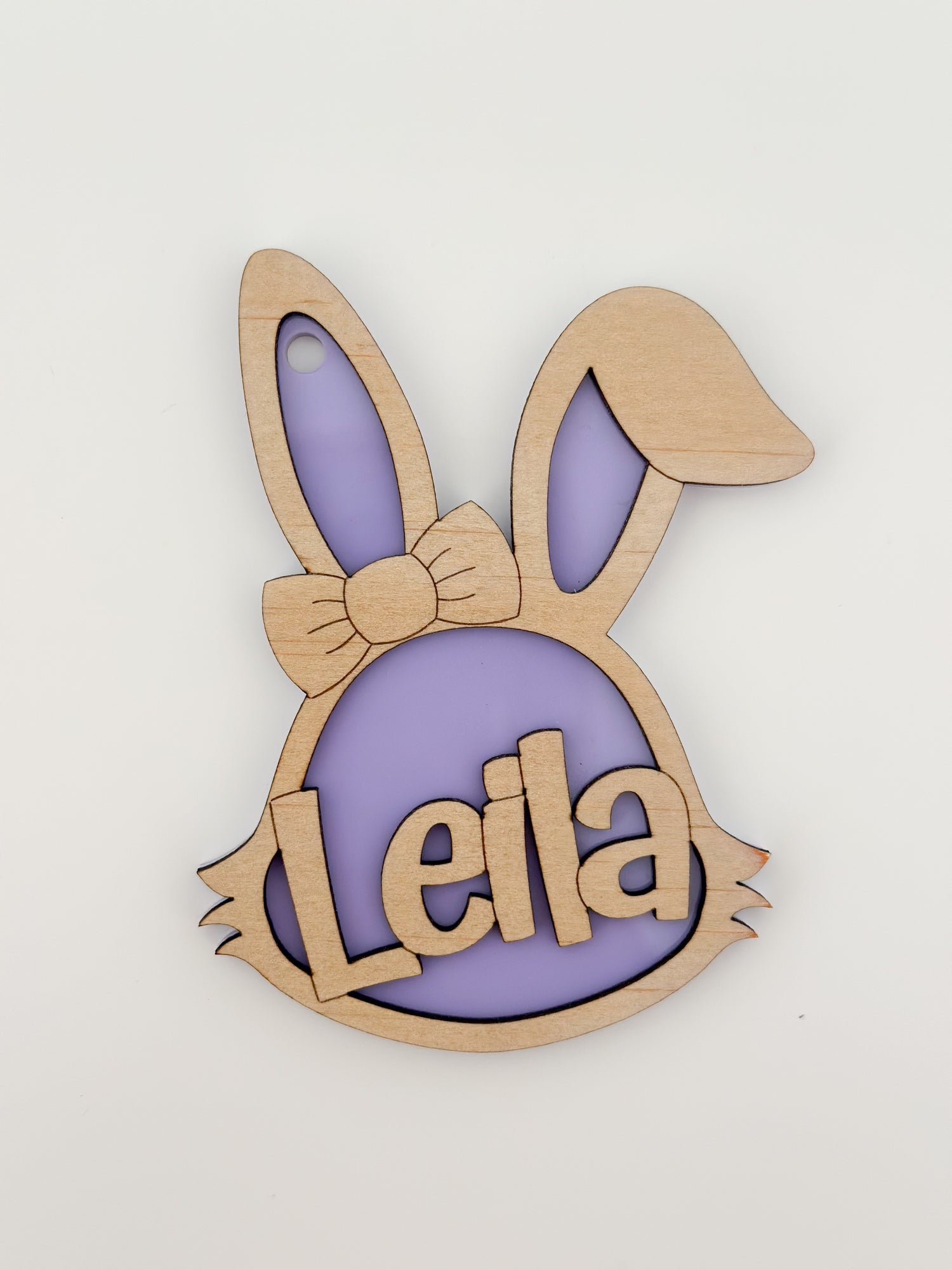 Personalised Easter Bunny Basket Tag
