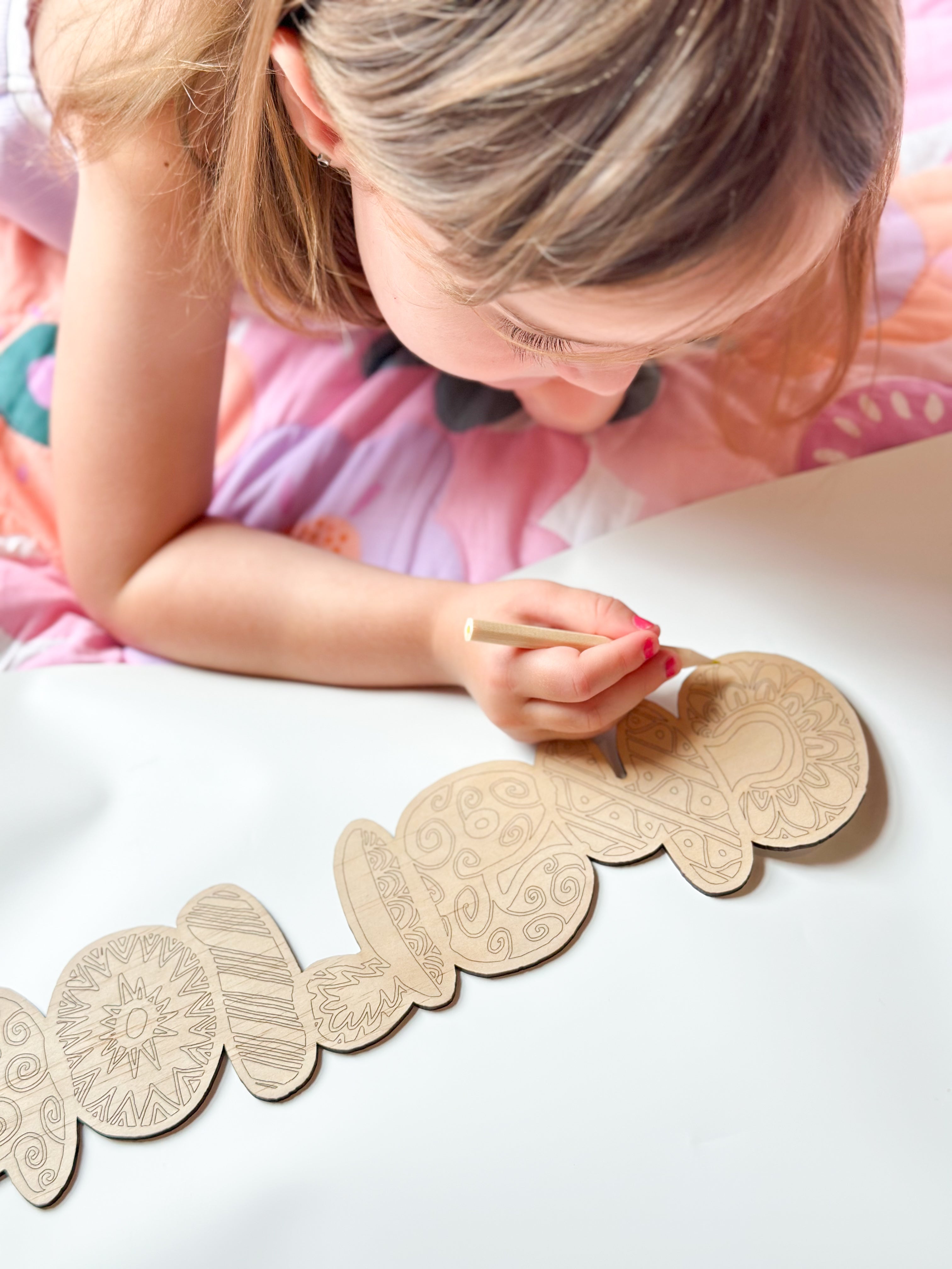 Personalised Colouring Name Sign