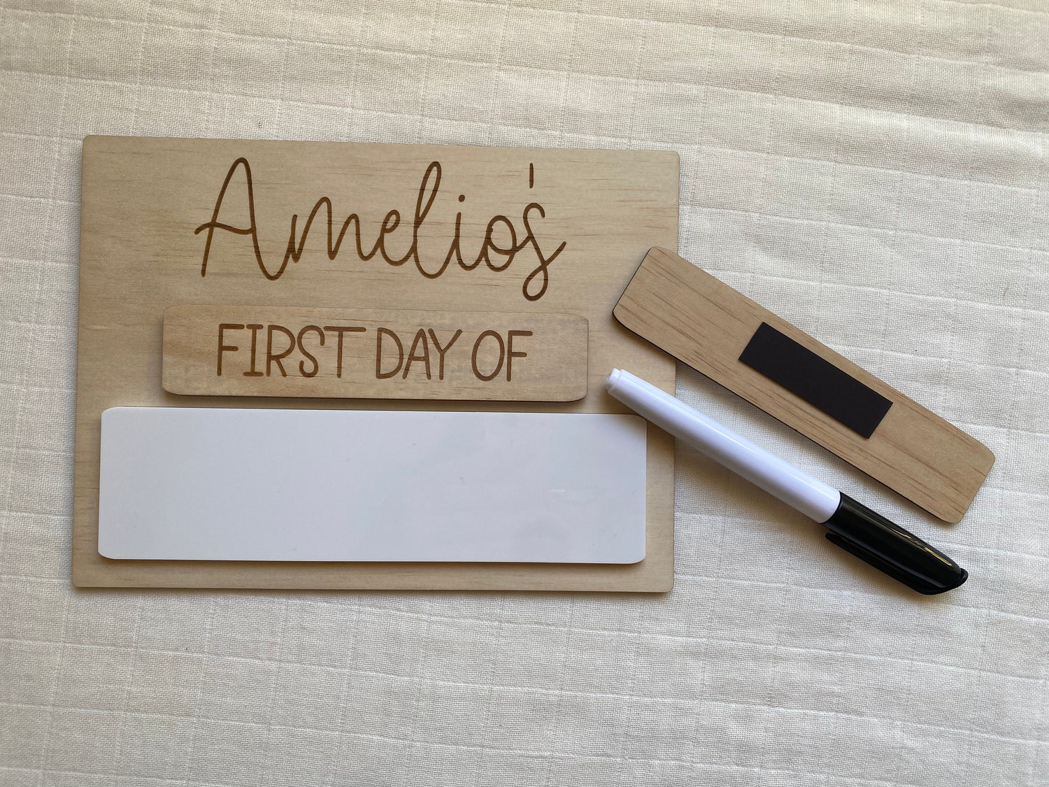 Personalised First &amp; Last Day of School Board