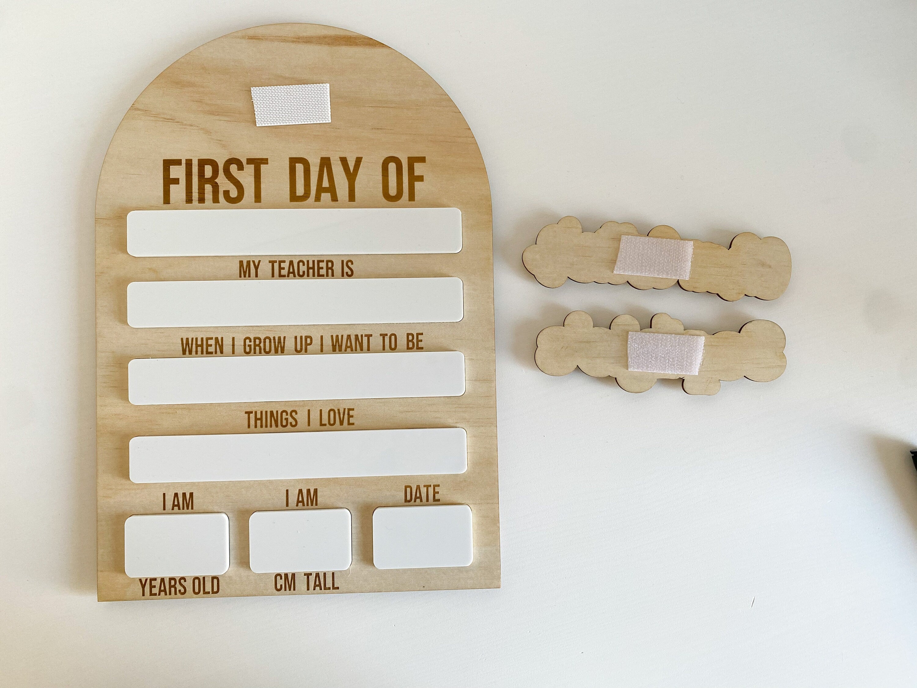 Double-Sided Back to School Board