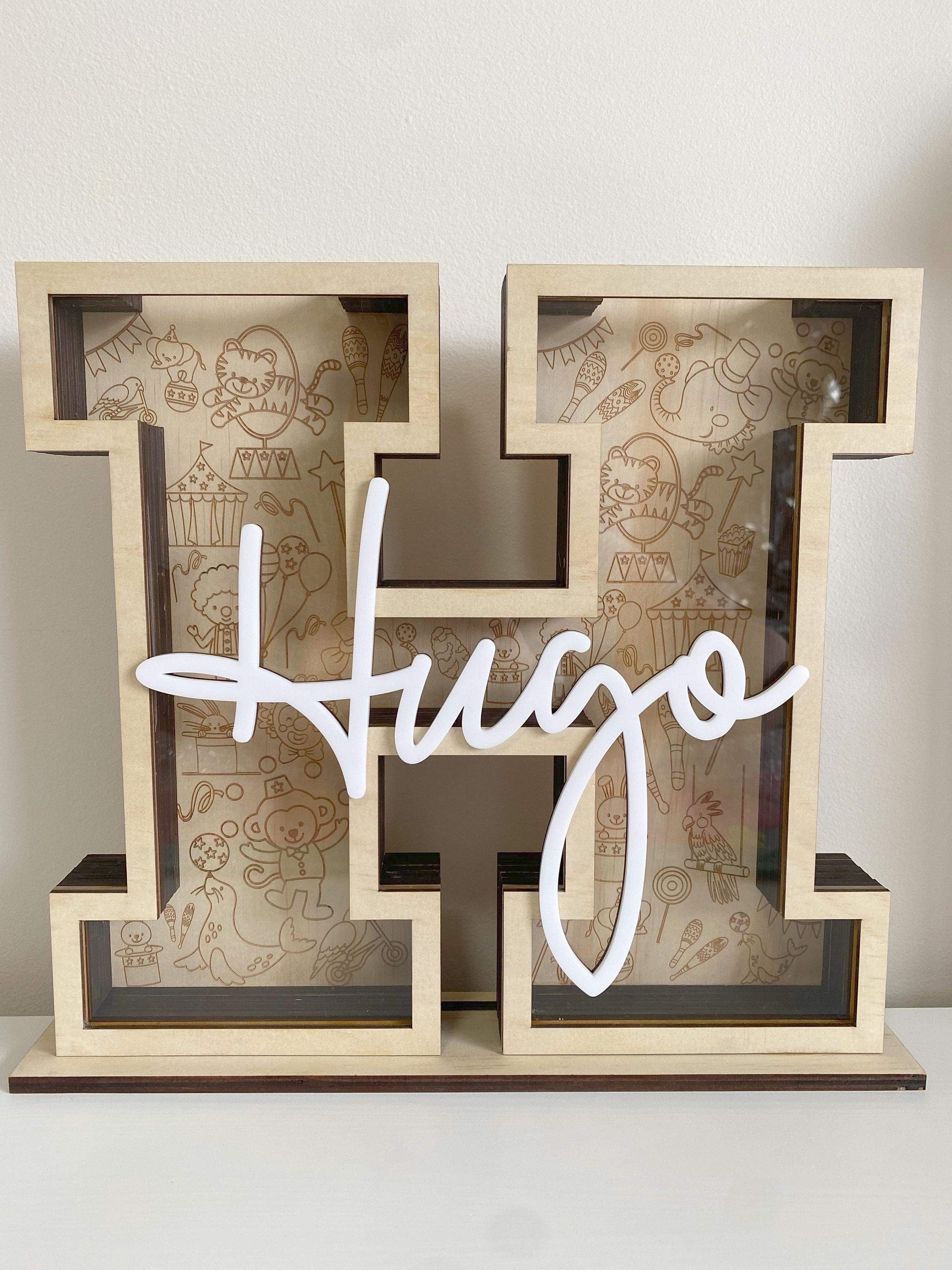 Personalised Letter Money Box - Choose Your Design