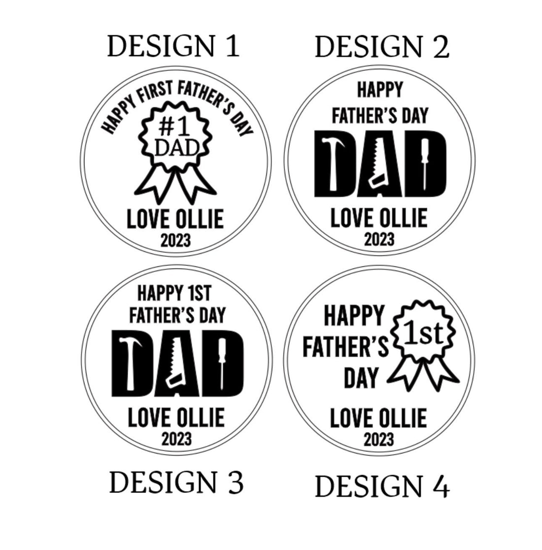 First Fathers Day Personalised Measuring Tape