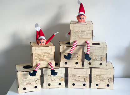 Personalised Elf Arrival Crate