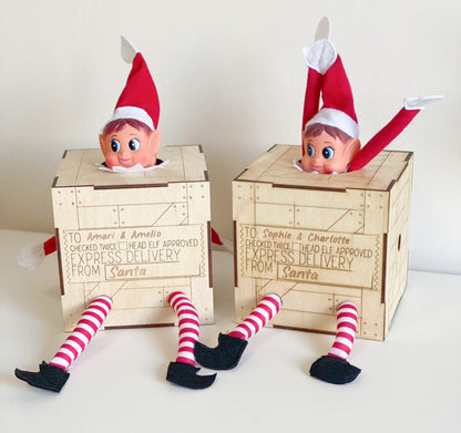 Personalised Elf Arrival Crate