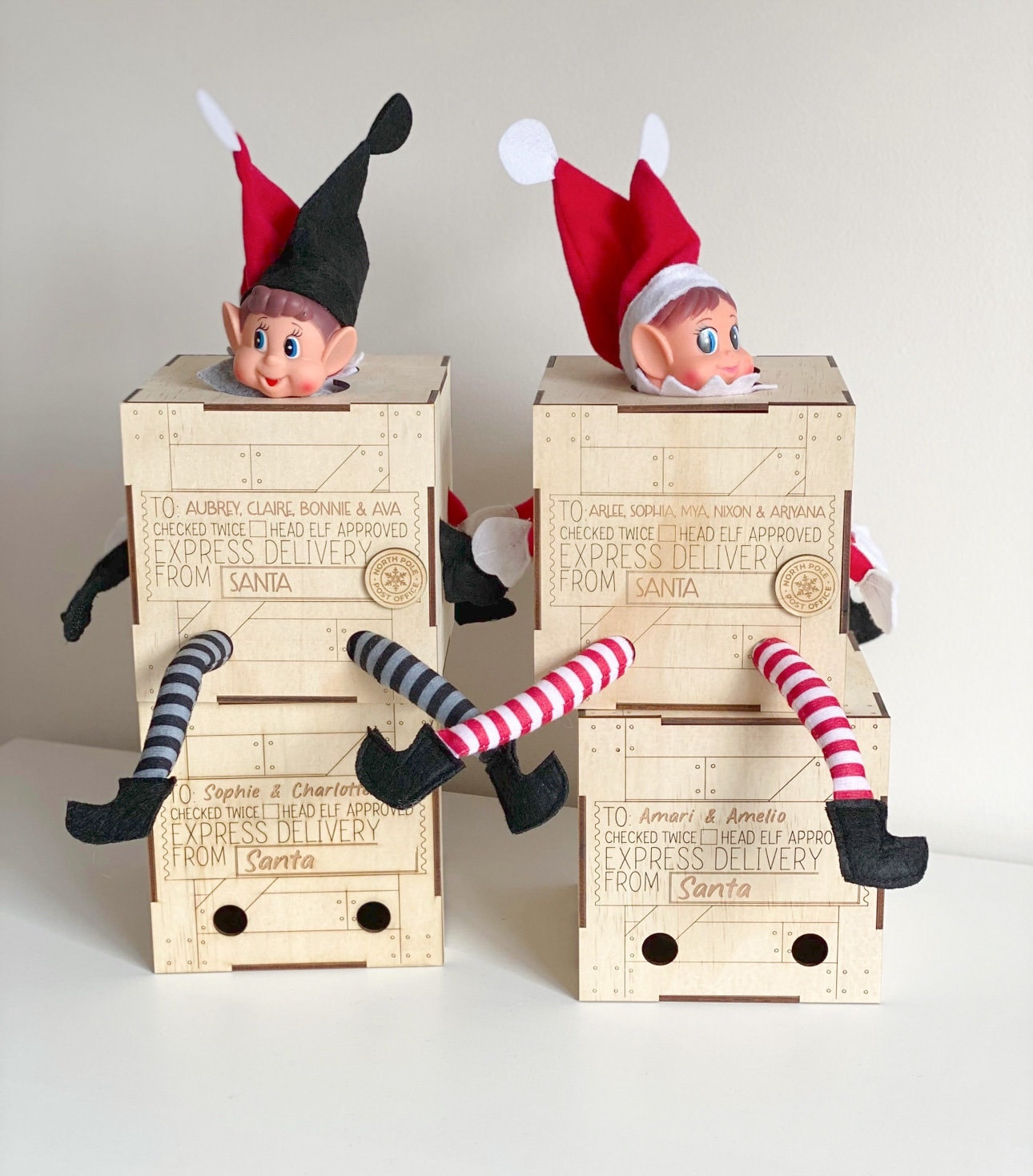 Personalised Elf Arrival Crate