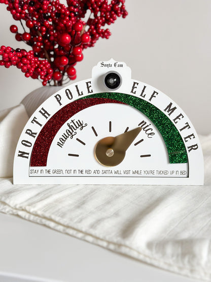 Santa Cam – Deluxe Glitter Acrylic Elf Cam from the North Pole