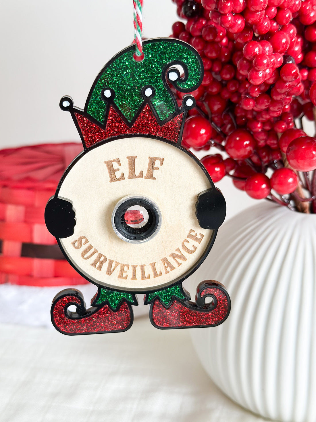 Elf Cam – Christmas Elf Surveillance Camera Decoration