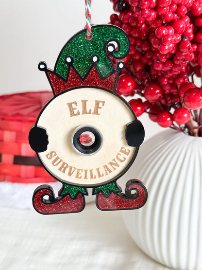 Elf Cam – Christmas Elf Surveillance Camera Decoration