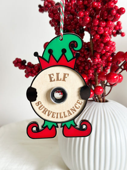 Elf Cam – Christmas Elf Surveillance Camera Decoration