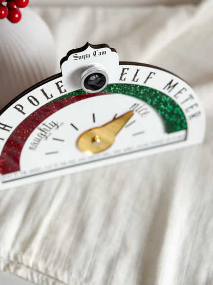 Santa Cam – Deluxe Glitter Acrylic Elf Cam from the North Pole