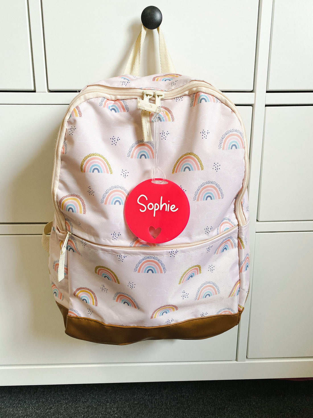 Personalised Heart Bag Tag