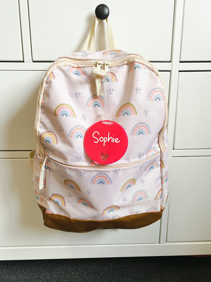 Personalised Heart Bag Tag