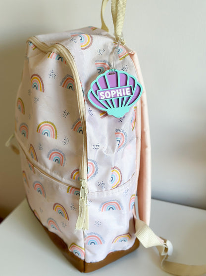 Personalised Double Layer Shell Bag Tag