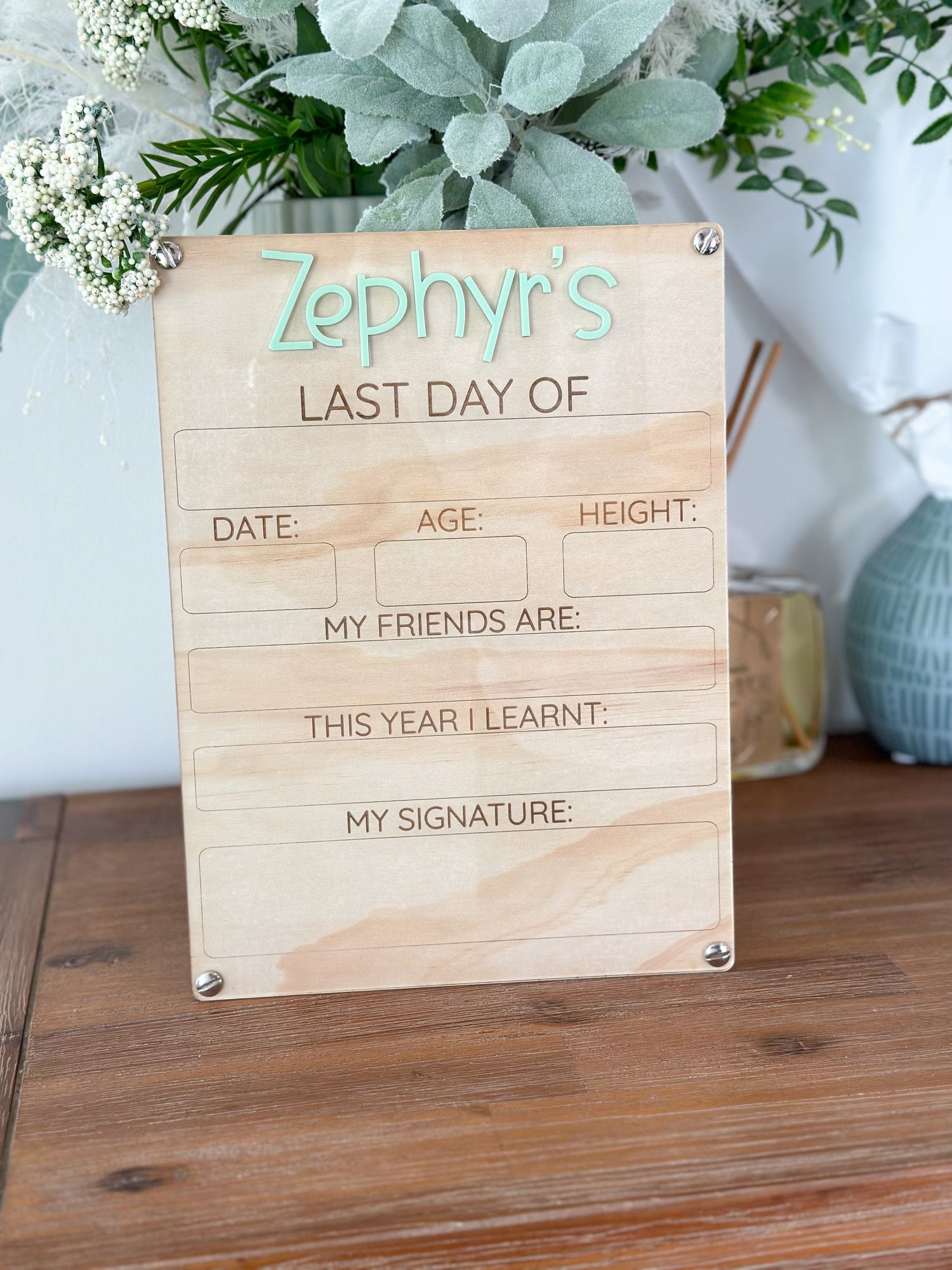 Signature Range Double-Sided Back to School Board