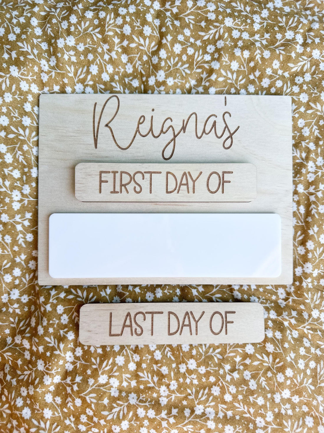 Personalised First &amp; Last Day of School Board