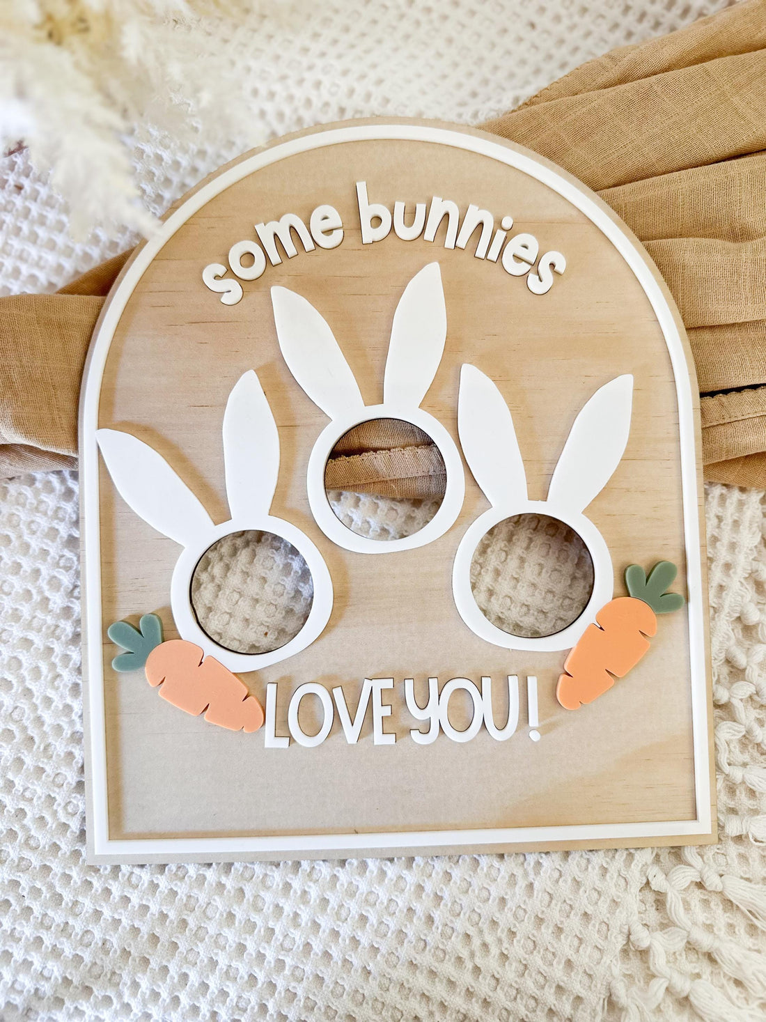 “Some Bunnies Love You” Easter Photo Frame