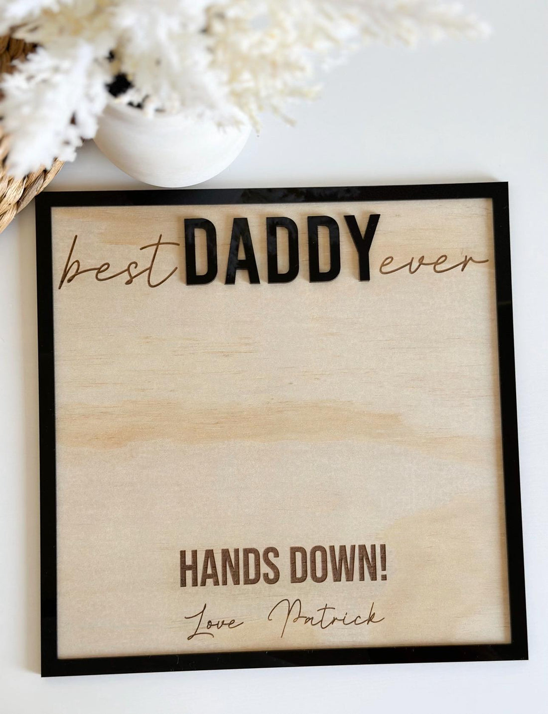 Father’s Day Handprint Frame