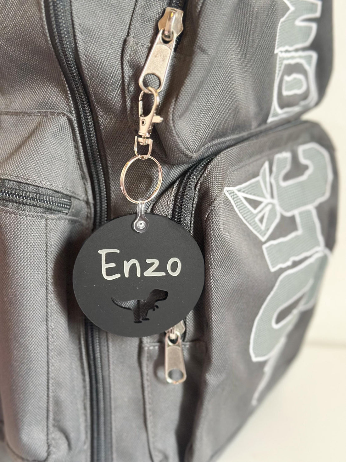 Personalised Dino Bag Tag
