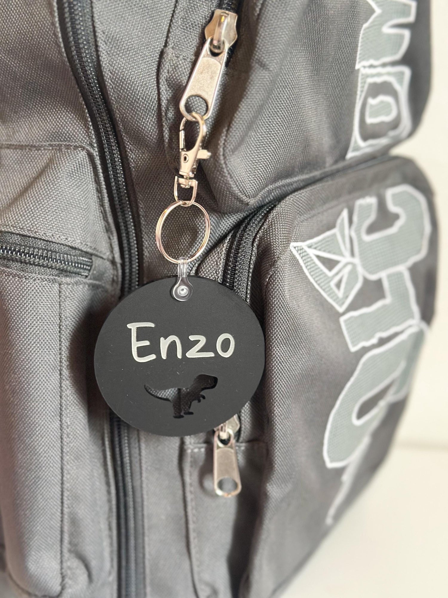 Personalised Dino Bag Tag