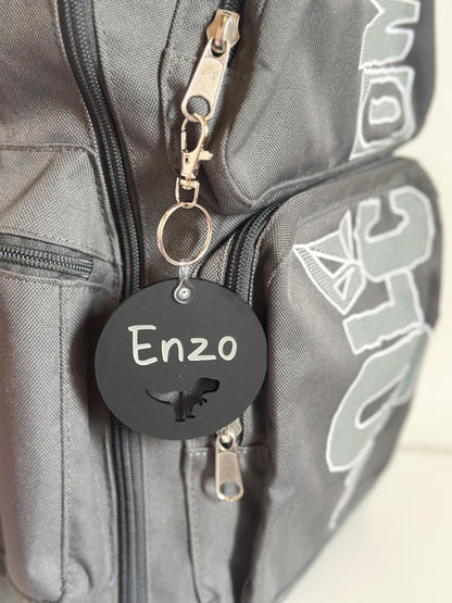 Personalised Dino Bag Tag