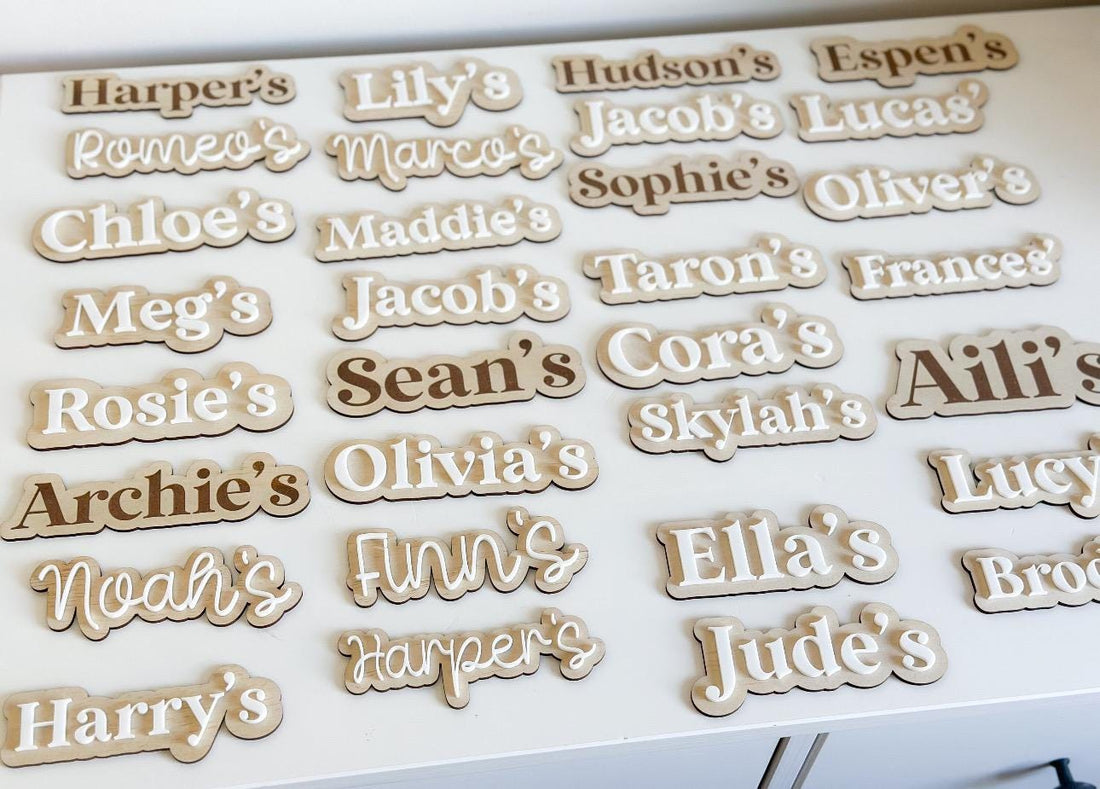 Extra Personalised Names – For Double-Sided School Boards
