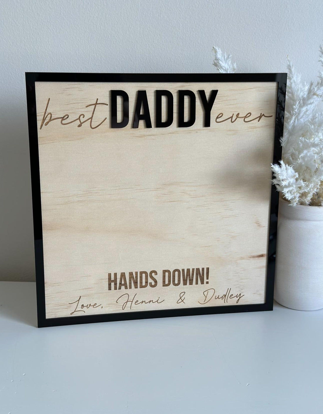 Father’s Day Handprint Frame