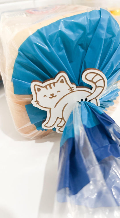Funny Cat &amp; Dog Butt Bread Bag Ties