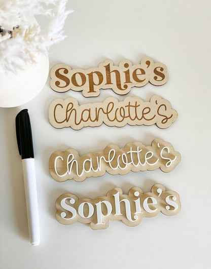 Extra Personalised Names – For Double-Sided School Boards