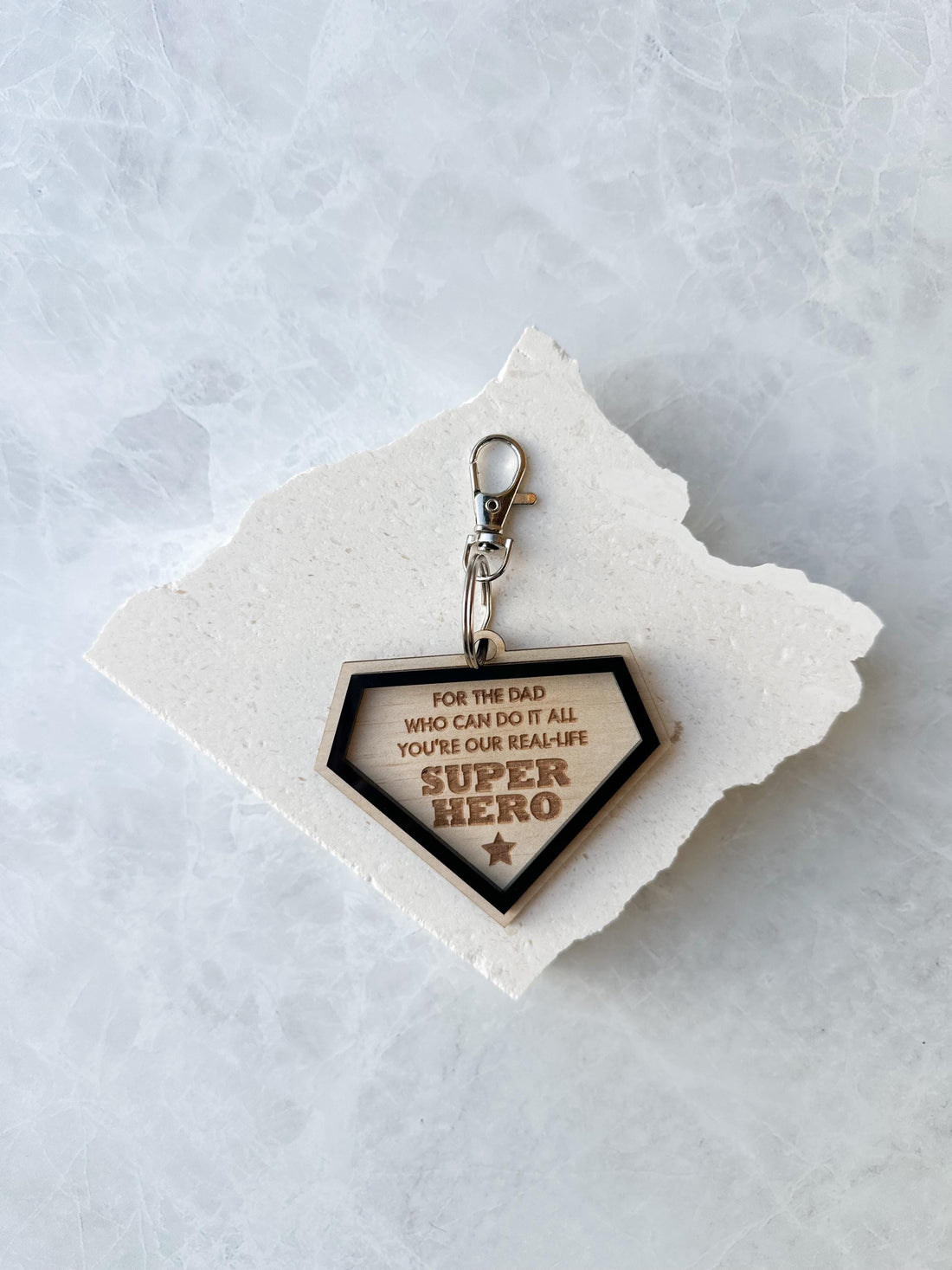 Real-Life Superhero Keyring