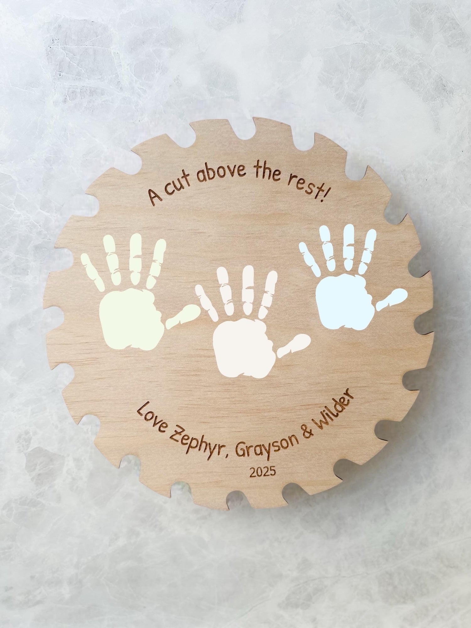 “A Cut Above the Rest” Saw Plaque